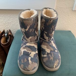 Blue camo Uggs